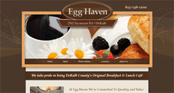 Desktop Screenshot of egghavencafe.com